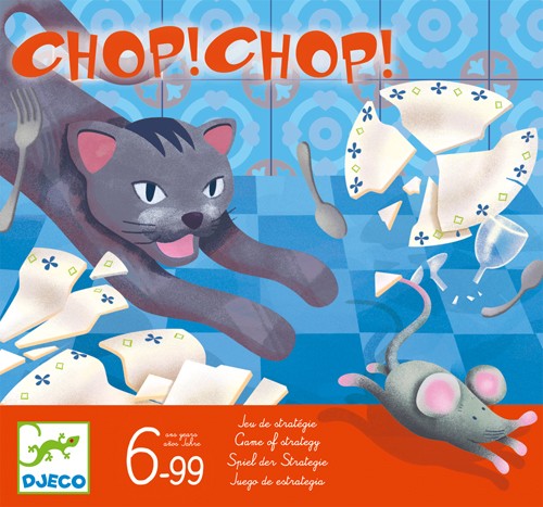 Image d'un chat poursuivant une souris