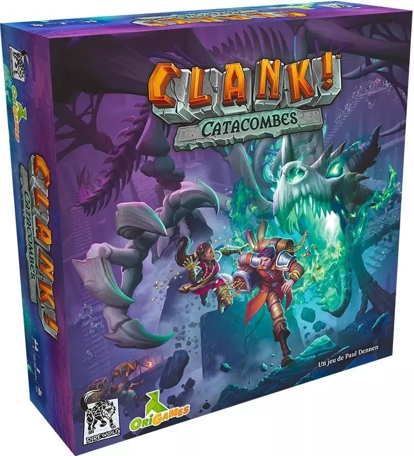 Image de deux aventuriers fuyant un dragon d'os