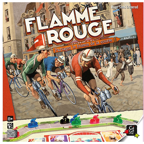 Image de cycliste faisant une course dans une rue style années 1920