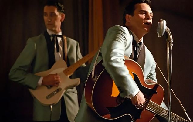 Johnny Cash sur scène dans son biopic 