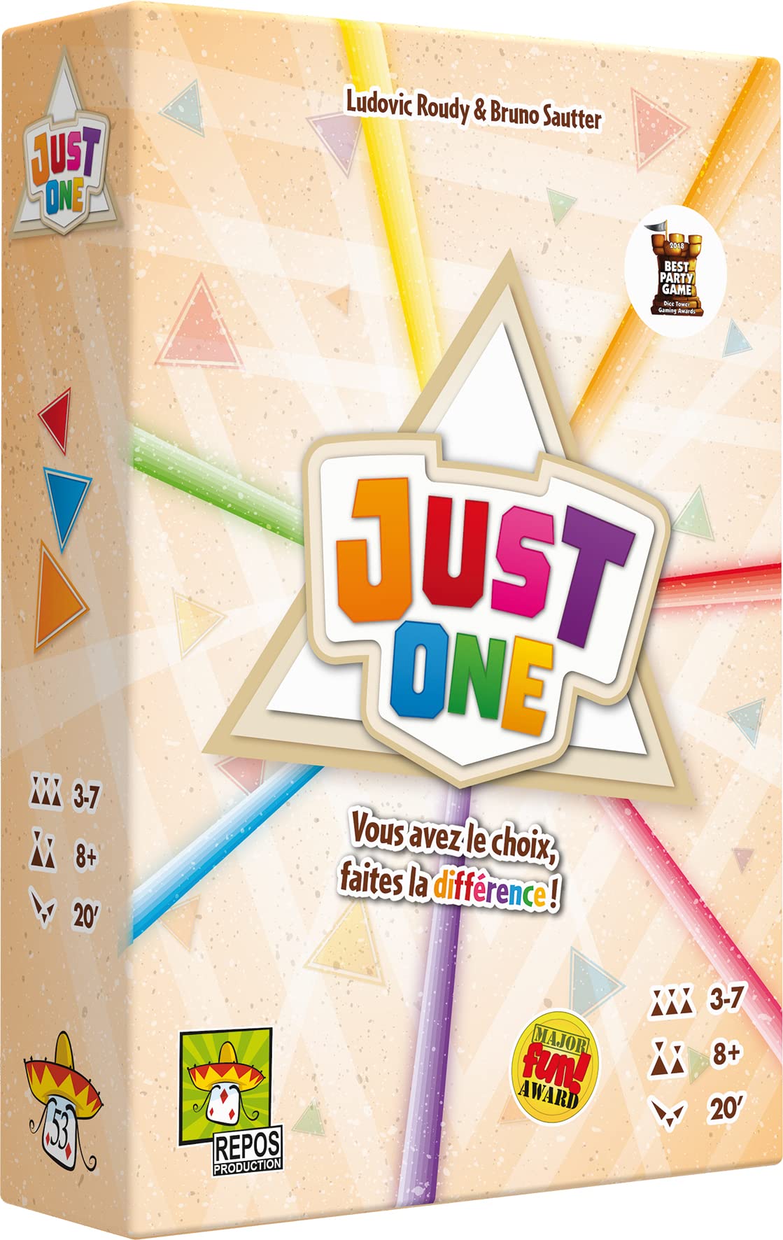 Image du titre avec six traits de couleurs