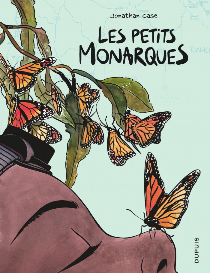 Image de papillons se posant sur un mannequin