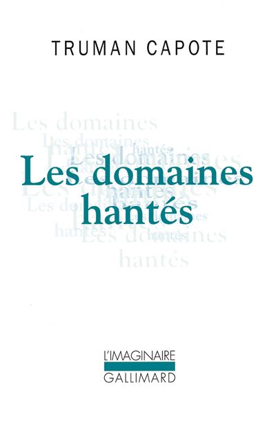 Les domaines hantés livres