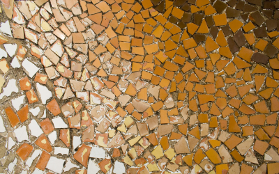 Mur en mosaïque