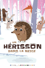 Un hérisson dans la neige