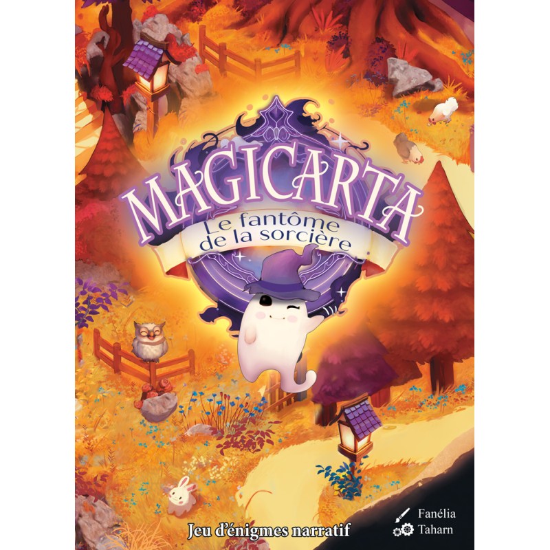Image du jeu avec un fantôme dans un décor automnal