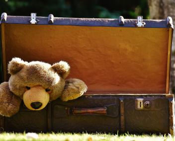 Valise et jeux